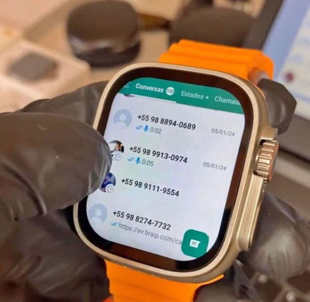 Smartwatch Horizon 4G AMOLED 49mm Wi-Fi 2GB RAM 16GB Warzone | Built-in Camera, Play Store, SIM Card, NFC, Waterproof