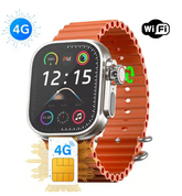 Smartwatch Horizon 4G AMOLED 49mm Wi-Fi 2GB RAM 16GB Warzone | Built-in Camera, Play Store, SIM Card, NFC, Waterproof
