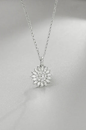 Necklace and Sunflower Box Velove – 18K Gold Plated